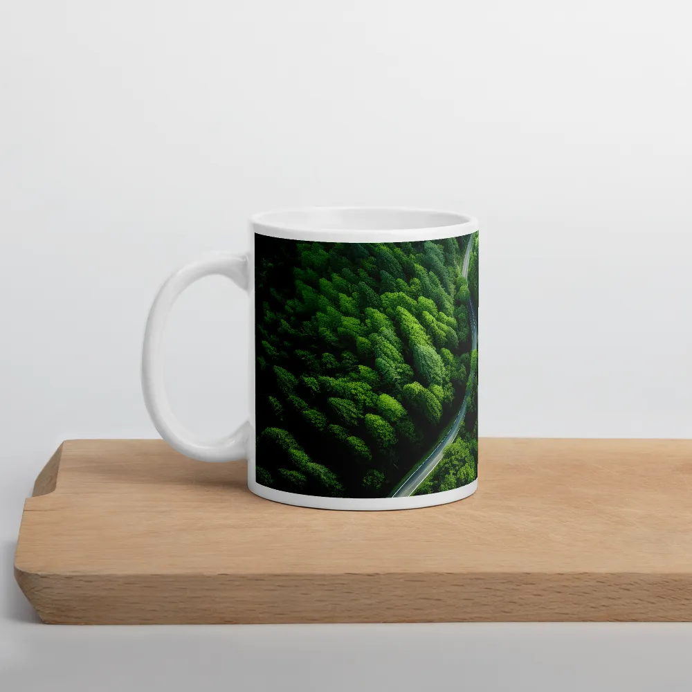 Serpentine Serenity | Mug with White inside | 11 oz