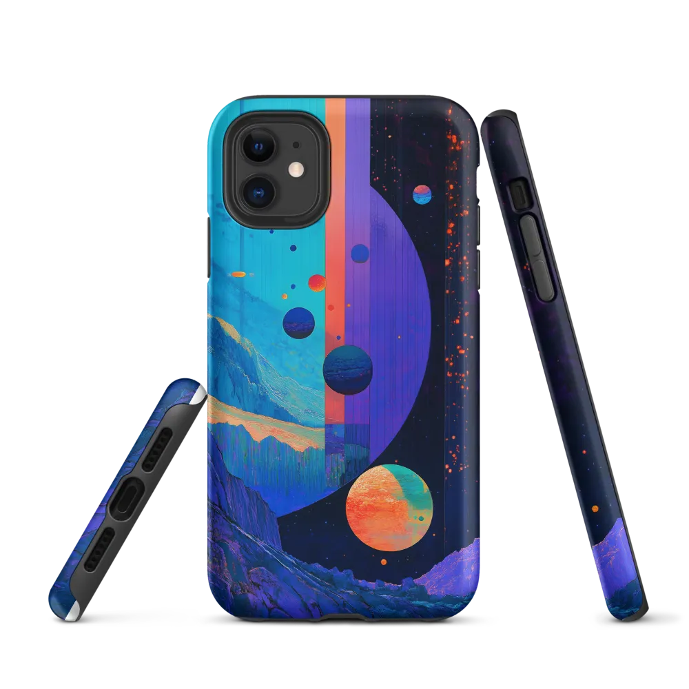 Celestial Harmony: A Surreal Exploration of Space | Phone Case |  11 | Tough Case | Matte