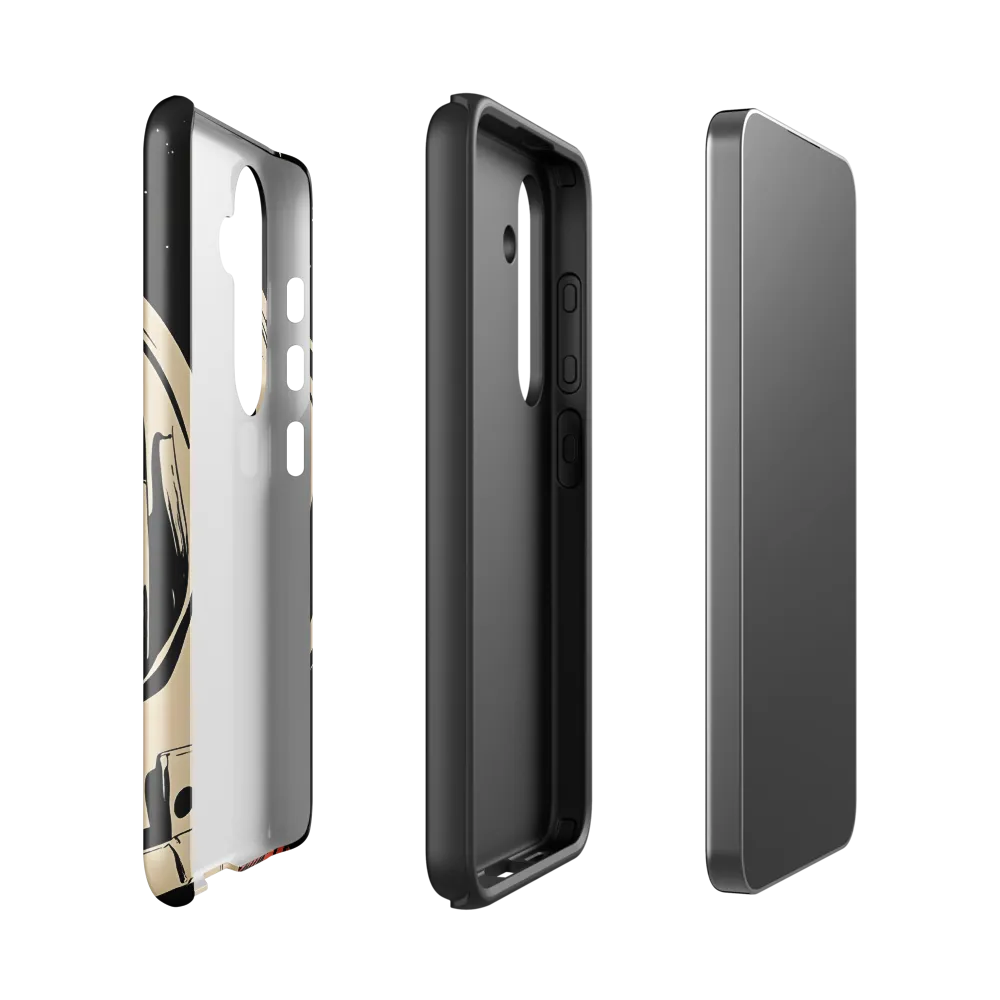 Gaze of the Astronaut | Phone Case |  S24 | Tough Case | Glossy