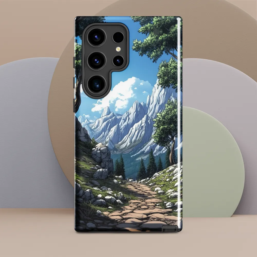 Journey Through Tranquility | Phone Case |  S24 Ultra | Tough Case | Glossy