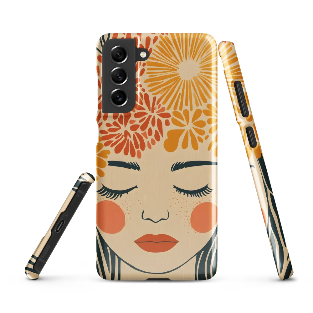 Serenity in Bloom | Phone Case |  S21 FE | Snap Case | Glossy