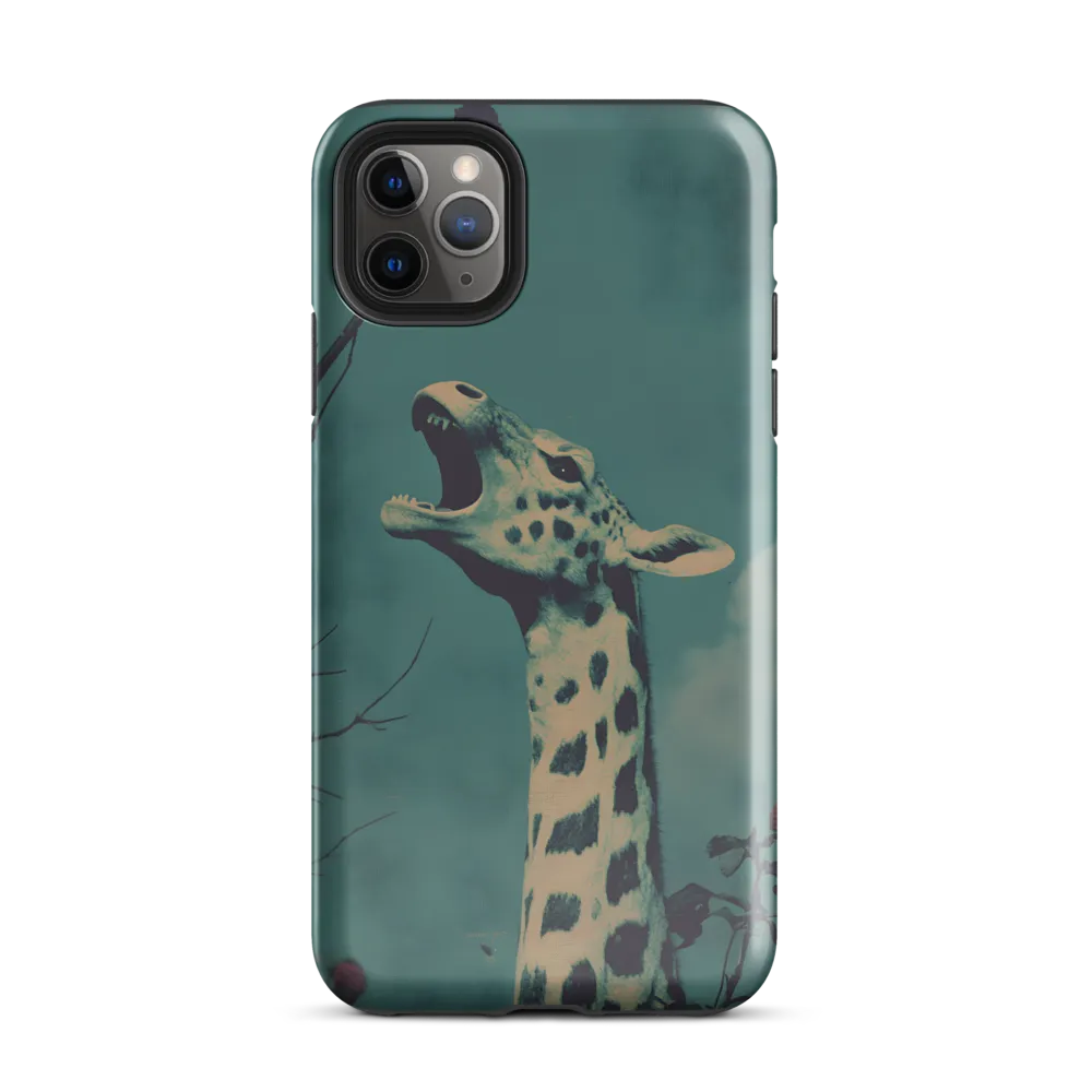 Whispers of the Tall: A Surreal Giraffe Encounter | Phone Case |  11 Pro Max | Tough Case | Glossy