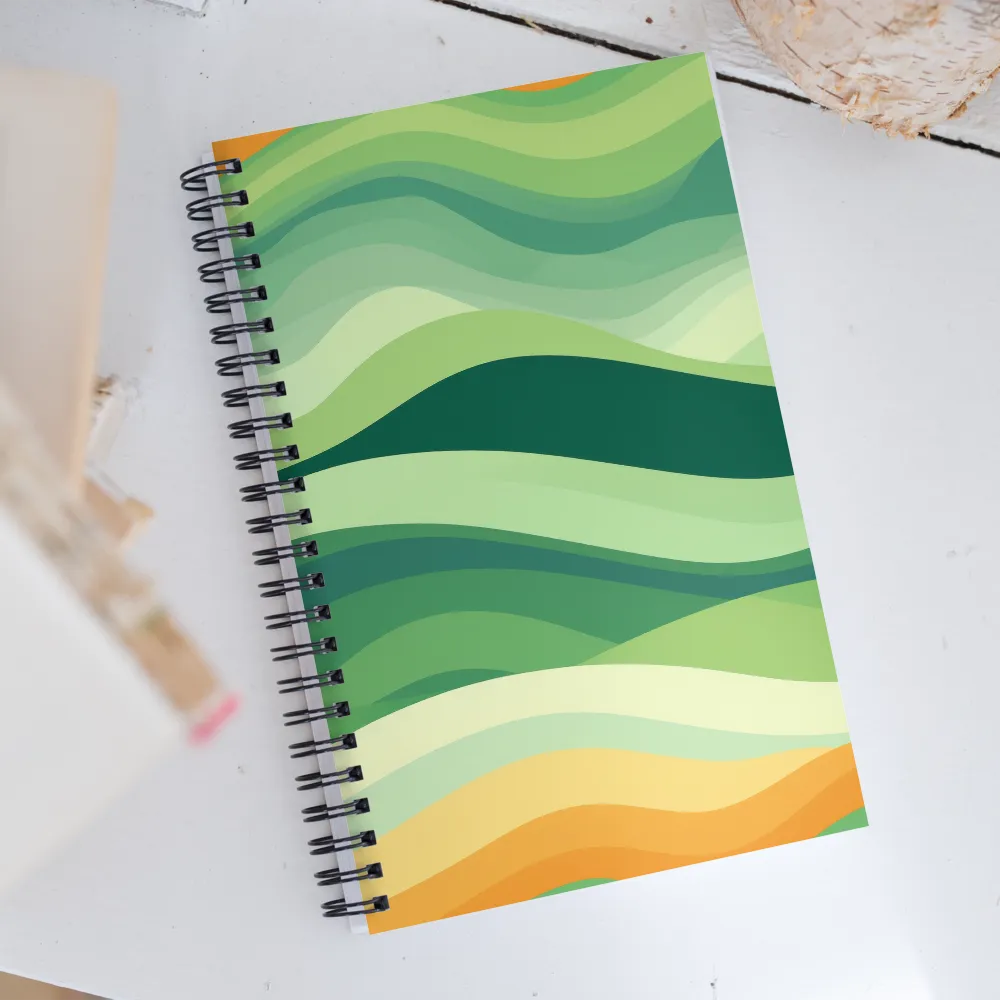 Waves of Tranquility | Spiral Notebook