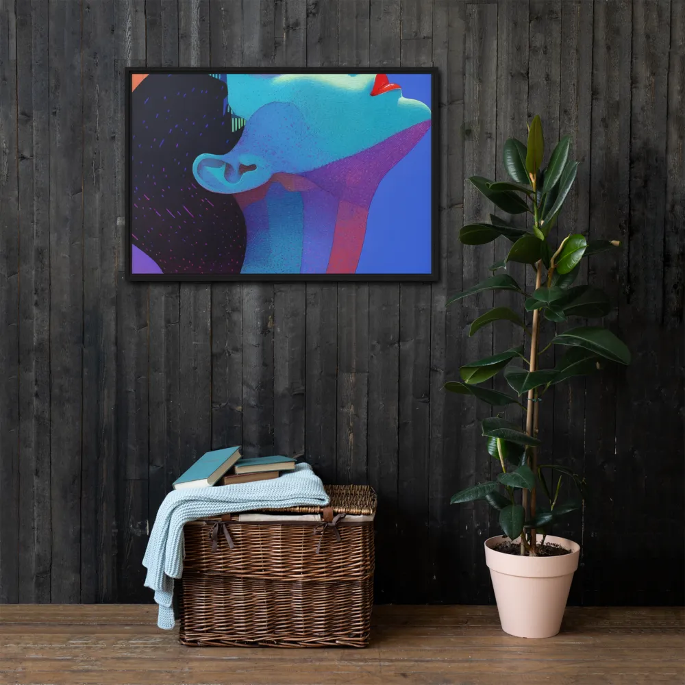 Ethereal Reverie | Canvas with Black Frame | 24″×36″