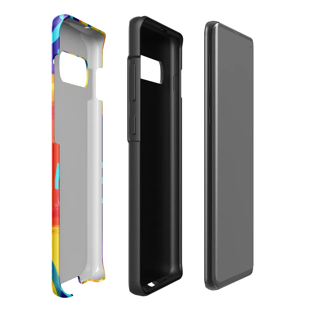 Vibrant Geometric Expressions | Phone Case |  S10 Plus | Tough Case | Glossy