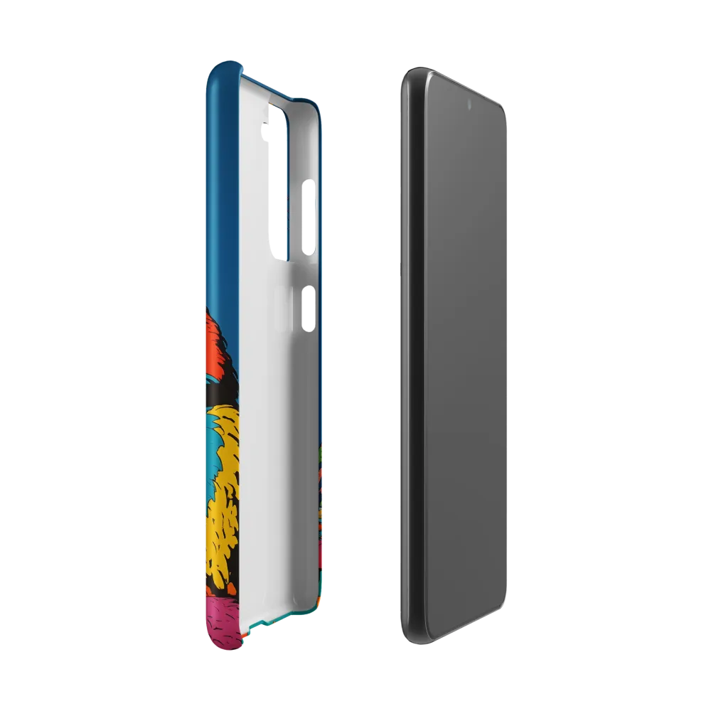Whimsical Giant: A Playful Monster Encounter | Phone Case |  S21 | Snap Case | Matte