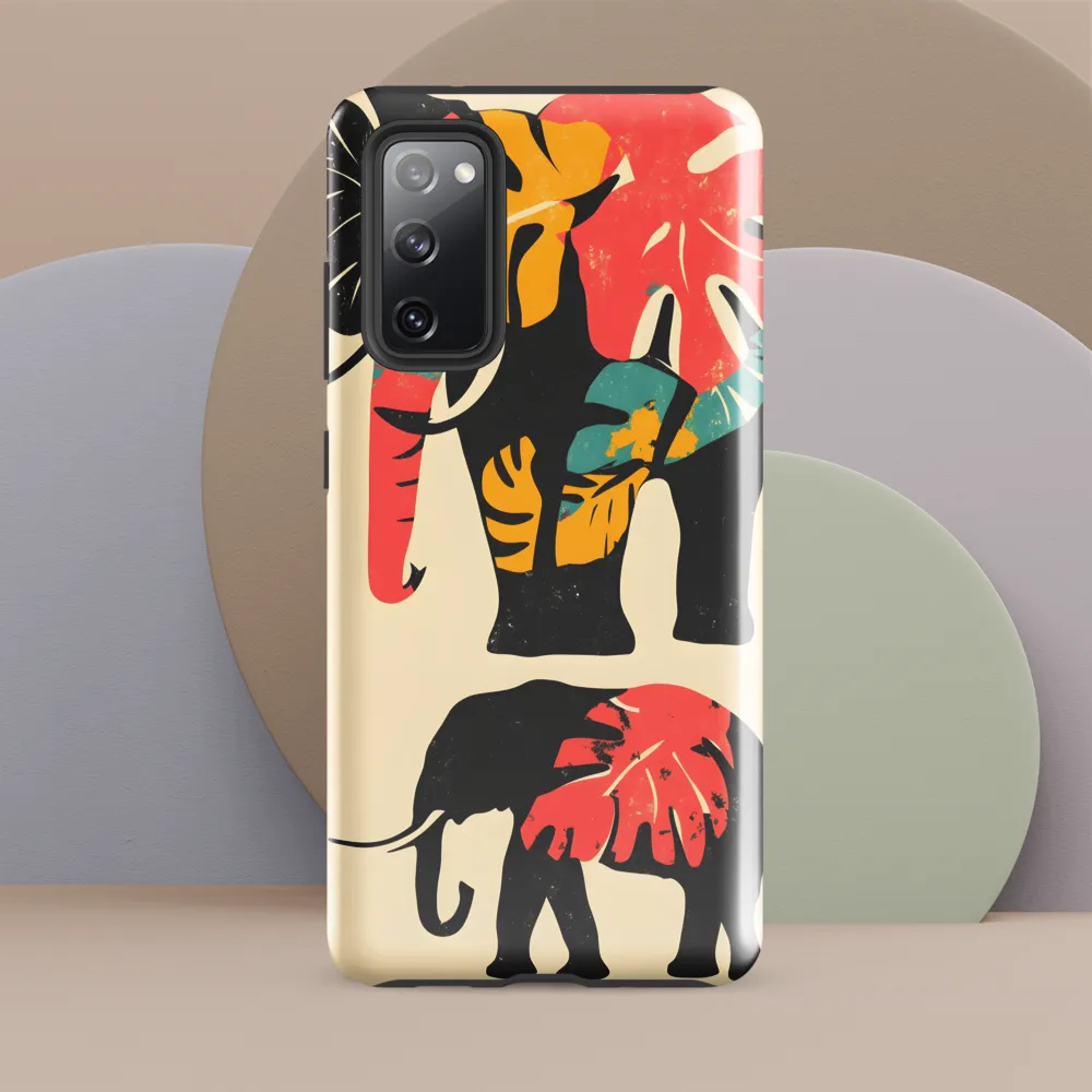 Tropical Elegance: The Elephant's Dance