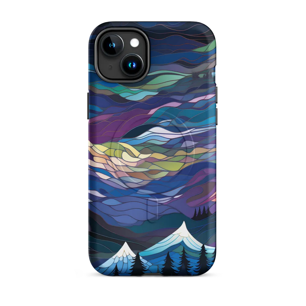 Twilight Peaks: An Abstract Mountain Landscape