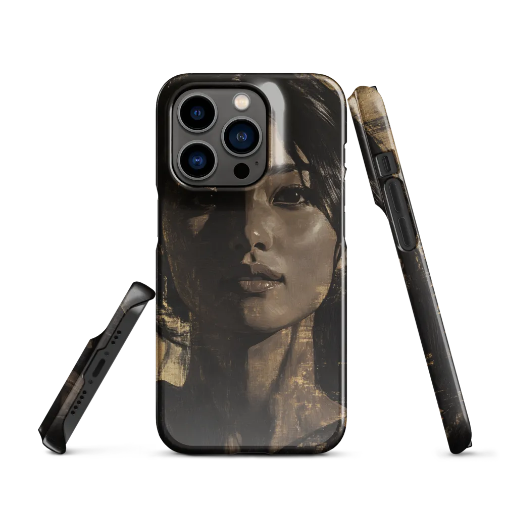 Golden Gaze: A Contemporary Portrait
