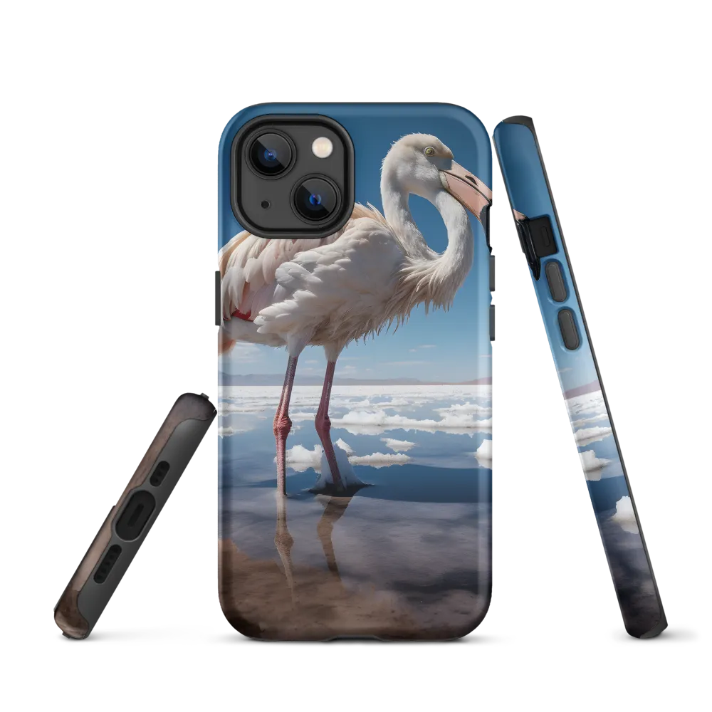 Graceful Solitude of a Flamingo