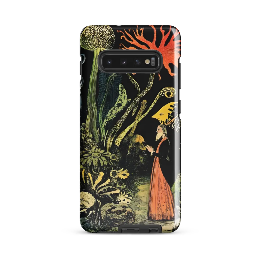 Enchanted Encounter in a Fantastical Garden | Phone Case |  S10 Plus | Tough Case | Glossy