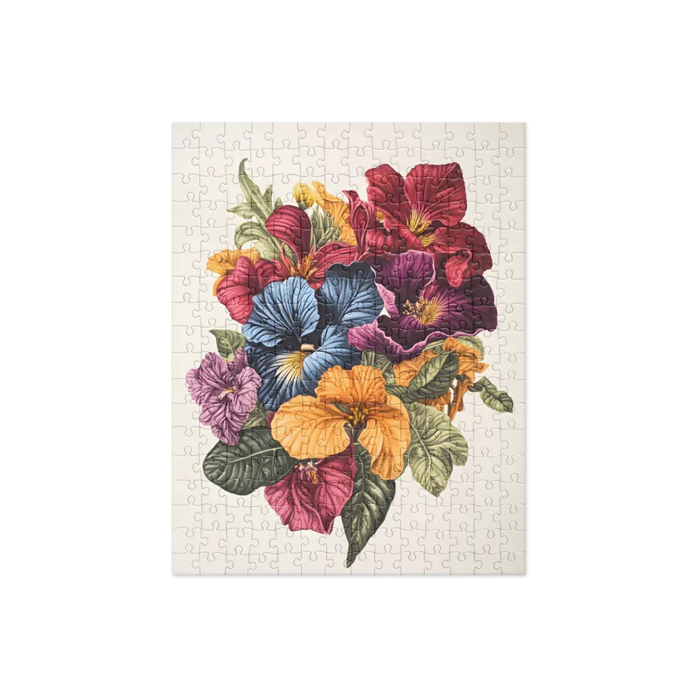 Floral Symphony in Color | Jigsaw Puzzle | 252 pieces