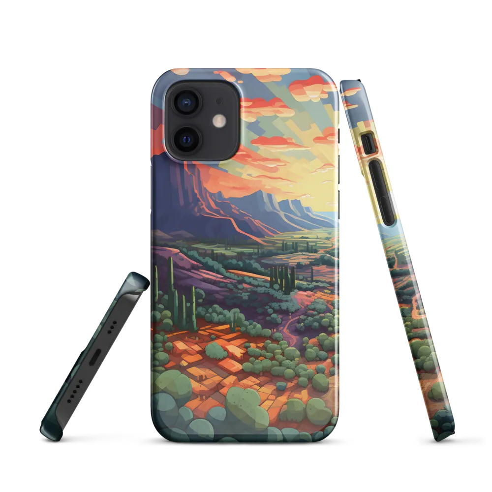 Desert Serenity at Dusk | Phone Case |  12 | Snap Case | Glossy