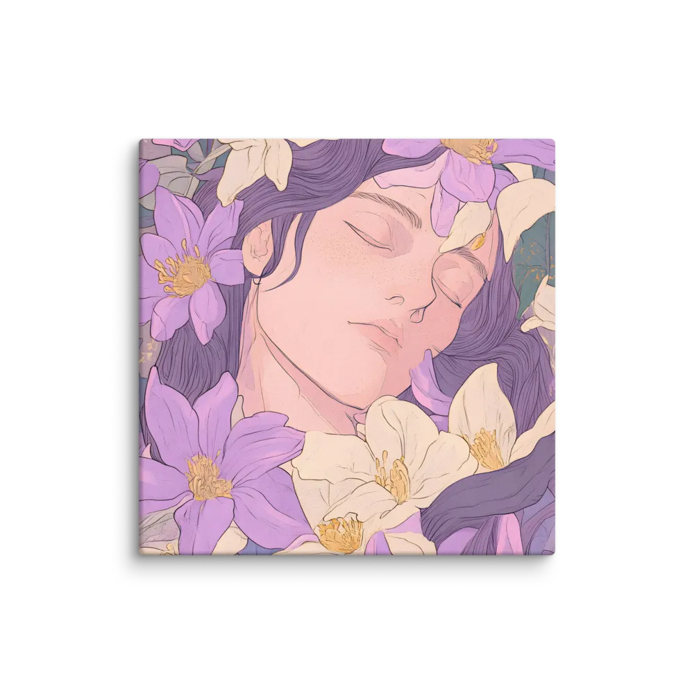 Harmony in Bloom | Canvas | 18″×18″