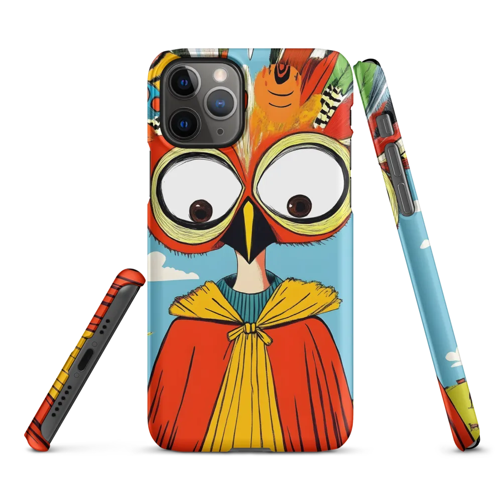 A Whimsical Encounter: The Owl-Human Fusion