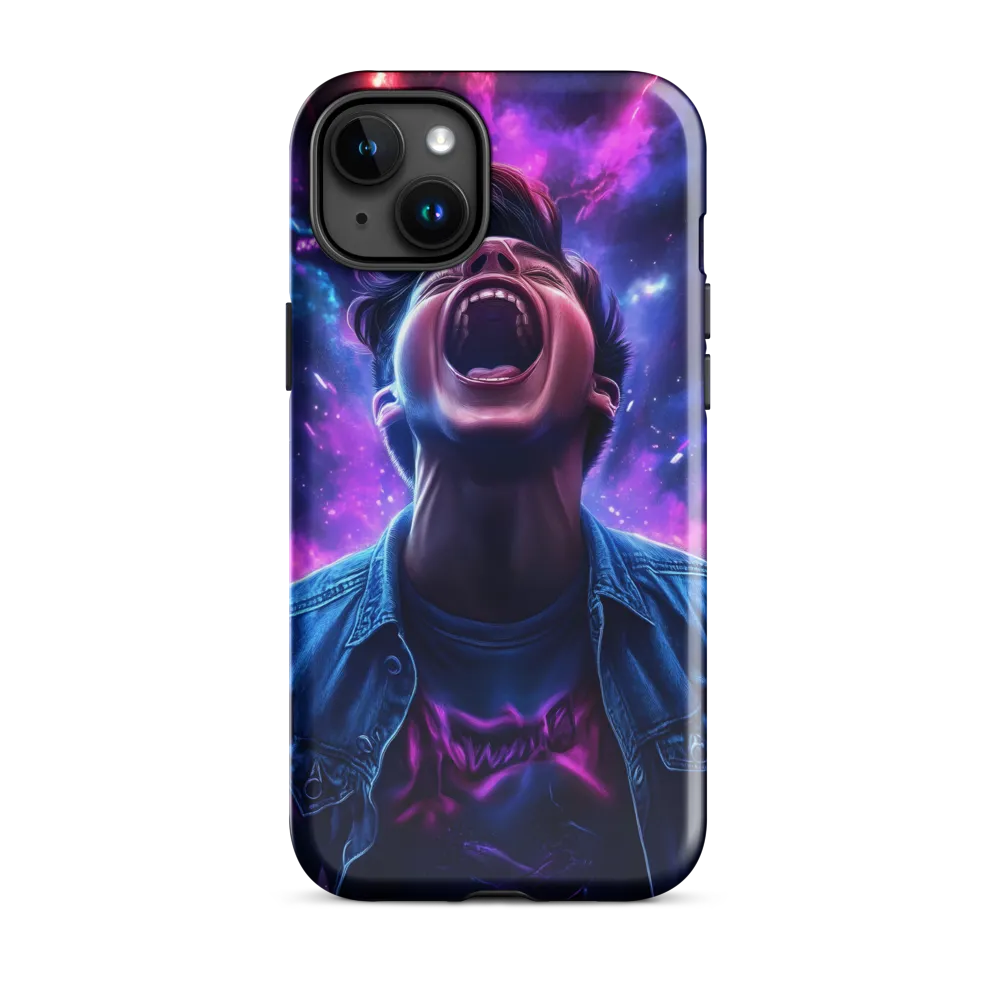 Cosmic Scream | Phone Case |  15 Plus | Tough Case | Glossy