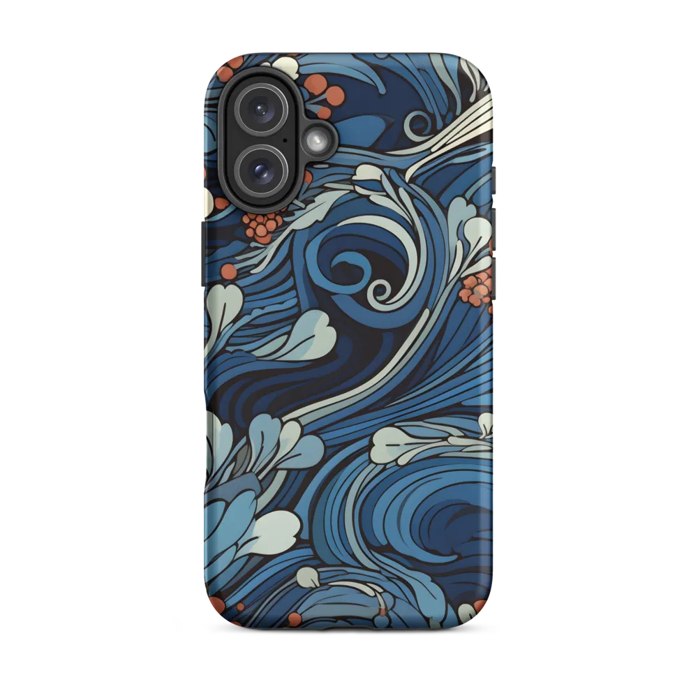 Nature's Elegance: An Oceanic Tapestry | Phone Case |  16 Plus | Tough Case | Matte