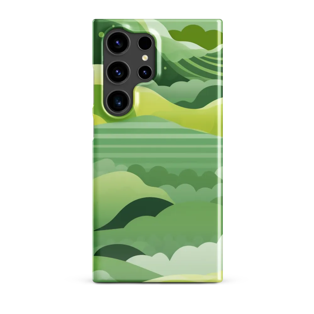 Tranquility in Green Waves