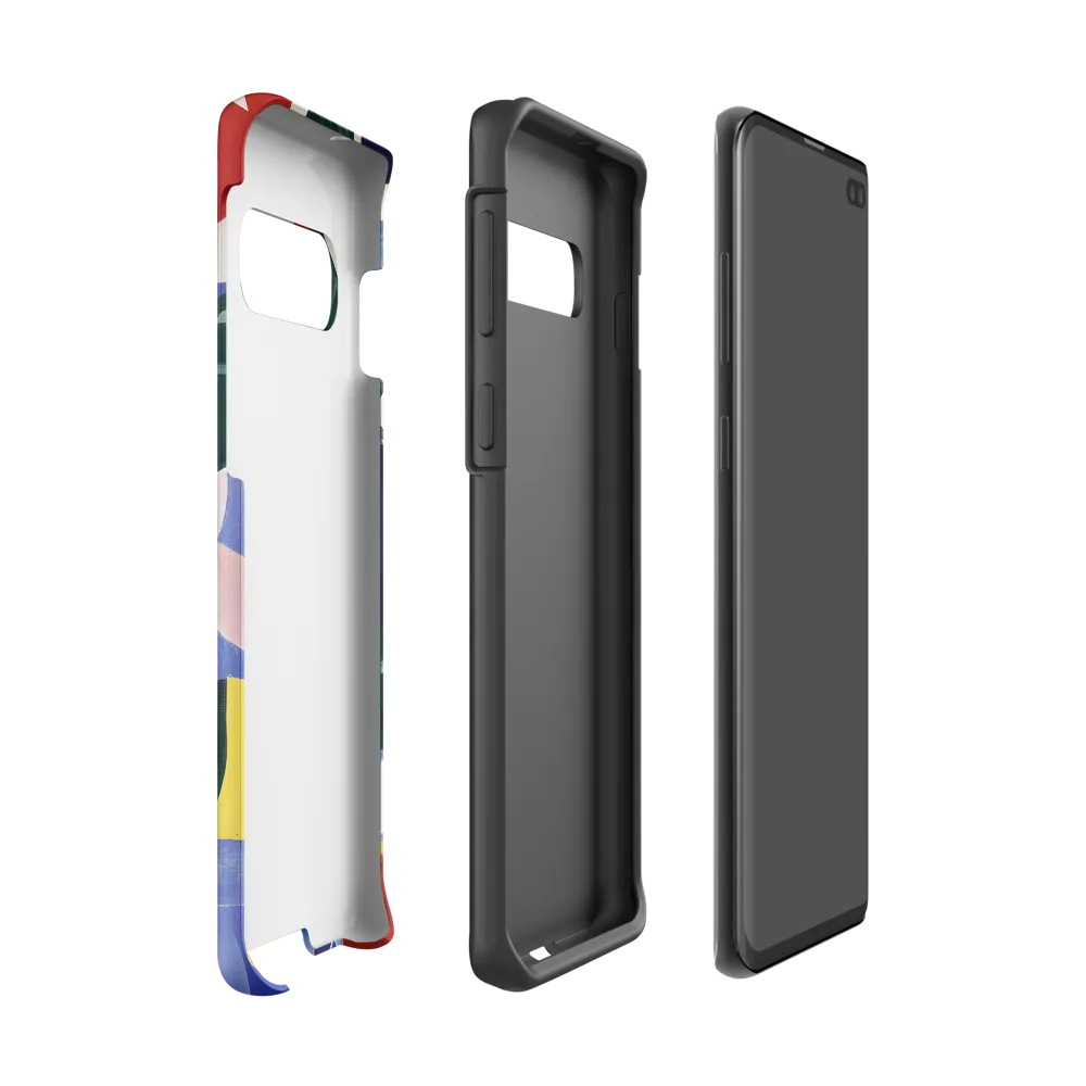 Harmony of Shapes: An Abstract Exploration | Phone Case |  S10 | Tough Case | Matte