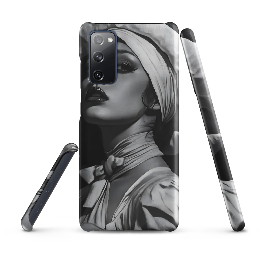 Timeless Elegance: A Charcoal Portrait of Grace