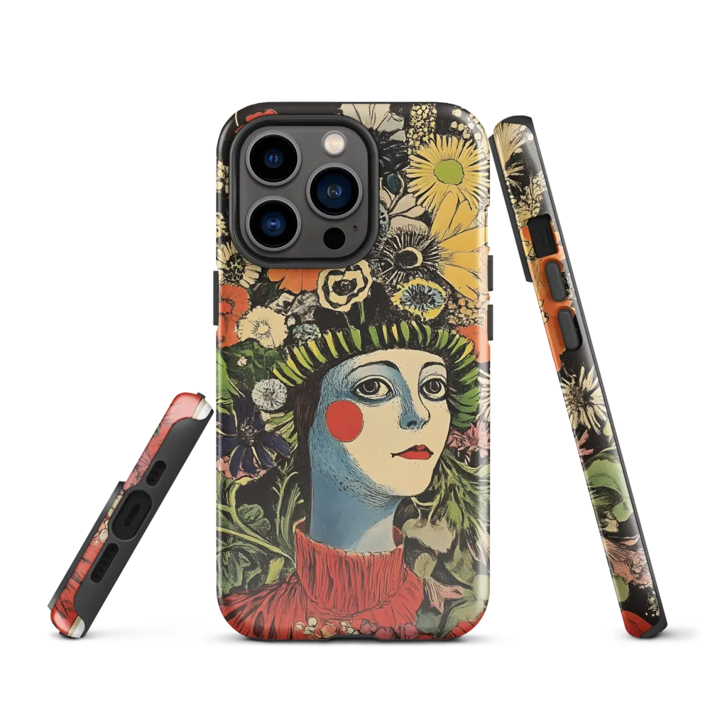 Floral Whimsy: A Portrait of Nature's Embrace
