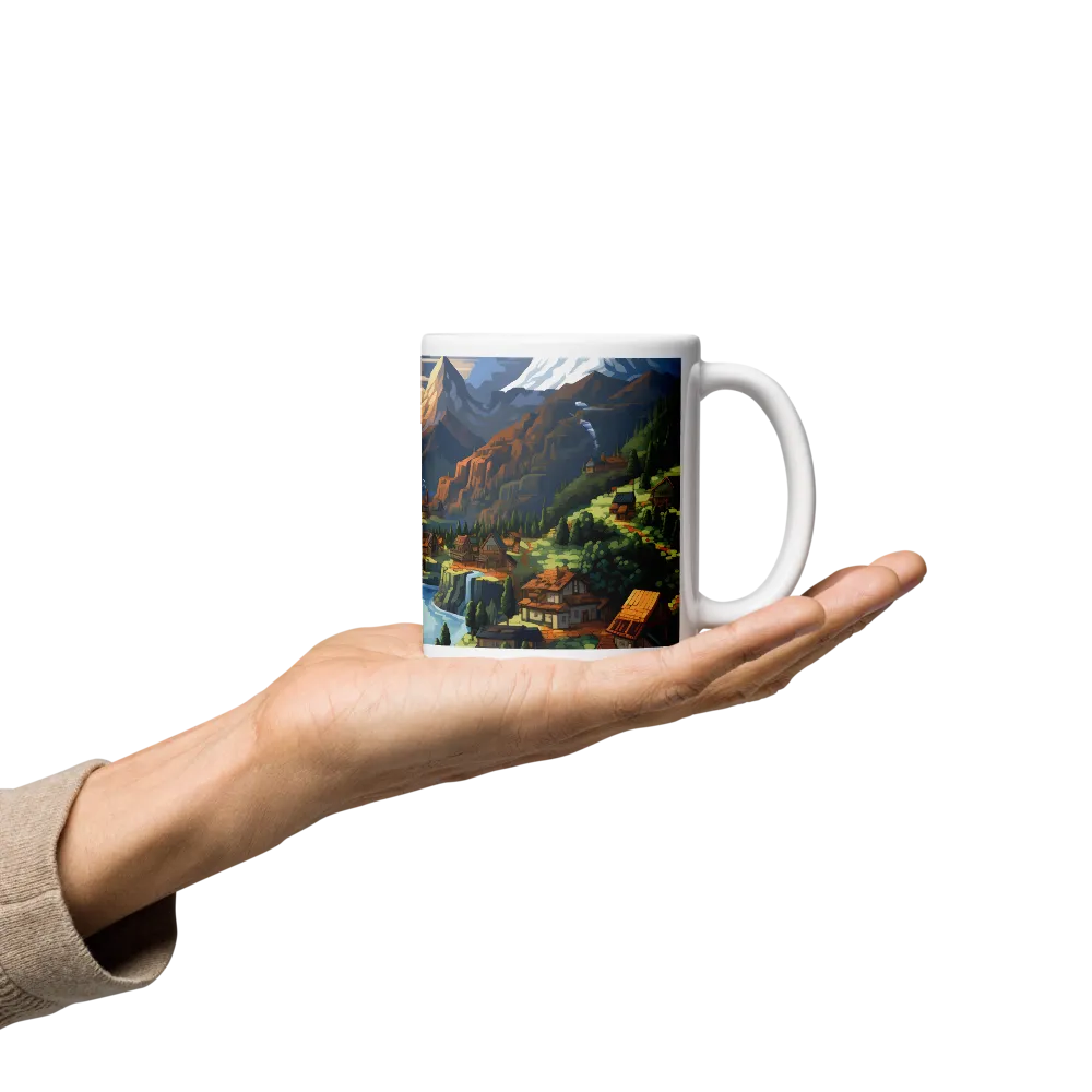 Tranquil Sunset Over Serene Landscape | Mugs | Multiple Sizes & Colors