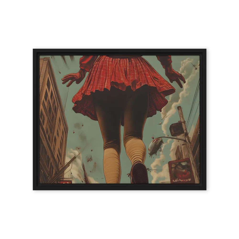 Flight of the Urban Dreamer | Canvas with Black Frame | 16″×20″