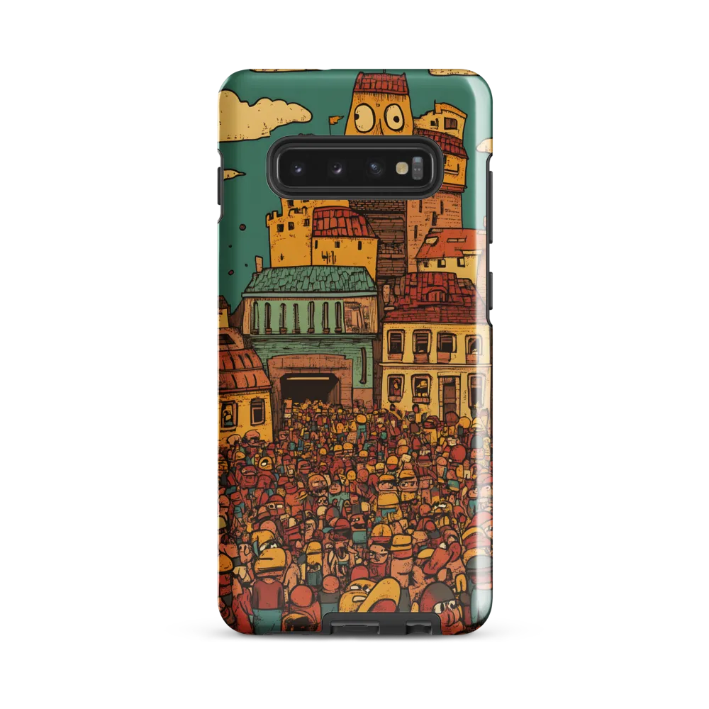 The Quirky City Gathering | Phone Case |  S10 Plus | Tough Case | Glossy