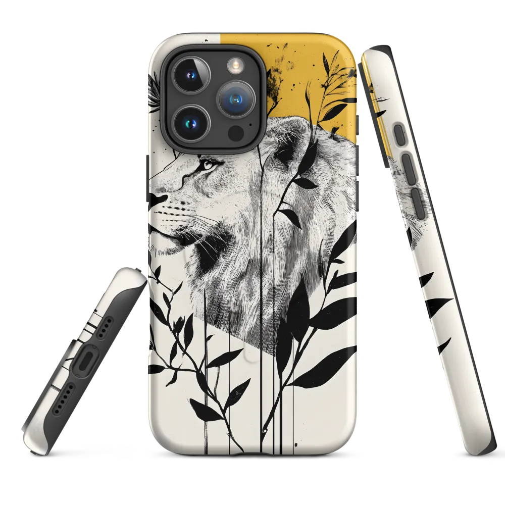 Regal Serenity: The Lion and Flora