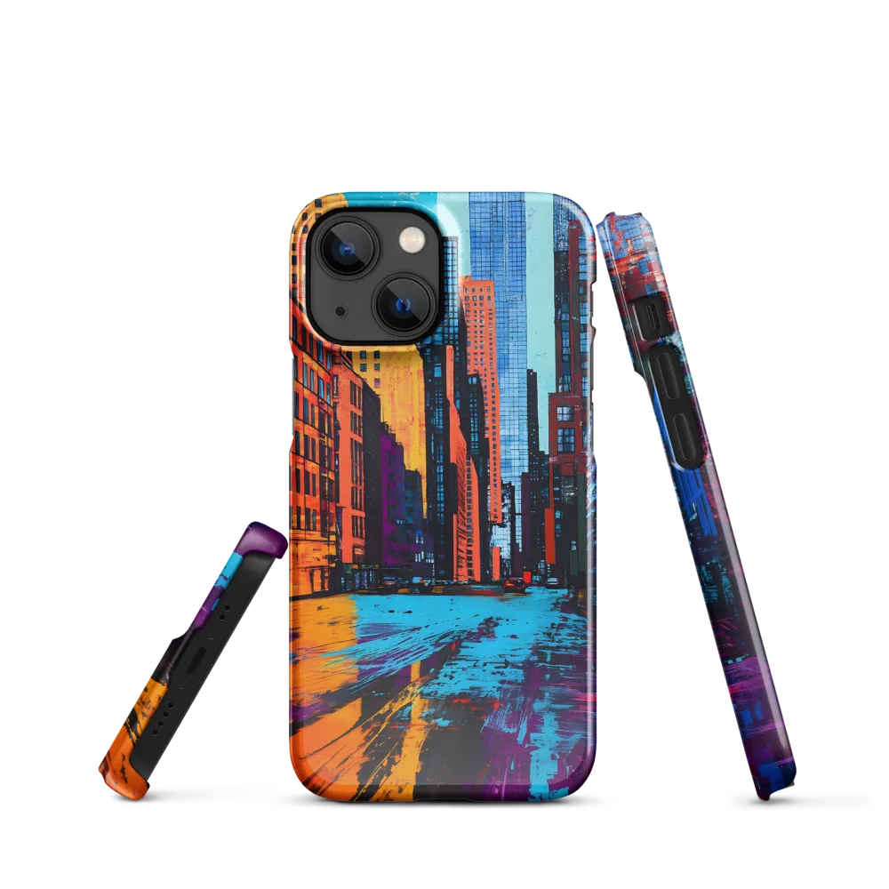 Vibrant Urban Horizons | Phone Case |  13 Mini | Snap Case | Glossy