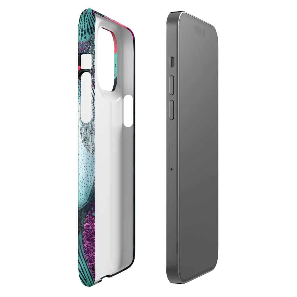Mystical Beauty in Blue and Pink | Phone Case |  14 Pro Max | Snap Case | Matte