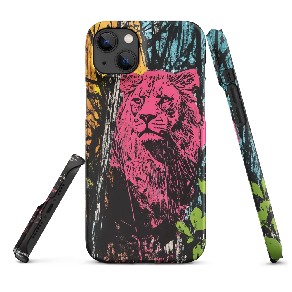 Fierce Vibrance: The Pink Lion