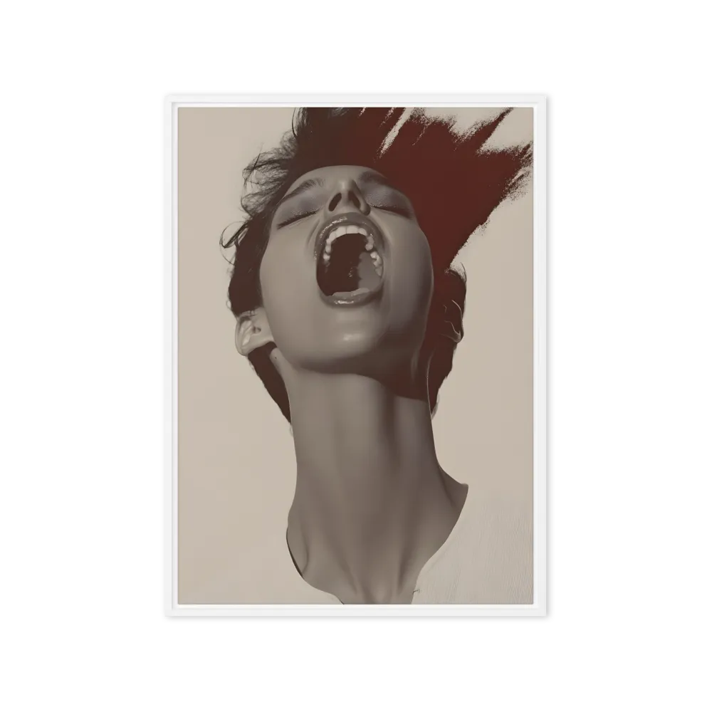 Echoes of Emotion | Canvas with White Frame | 20″×28″