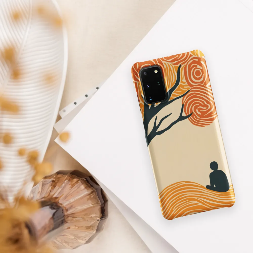 Silent Reflections under Swirling Leaves | Phone Case |  S20 Plus | Snap Case | Matte