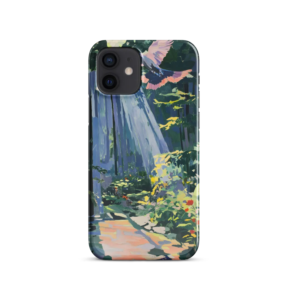 Flight of Light: A Serene Forest | Phone Case |  12 | Snap Case | Glossy