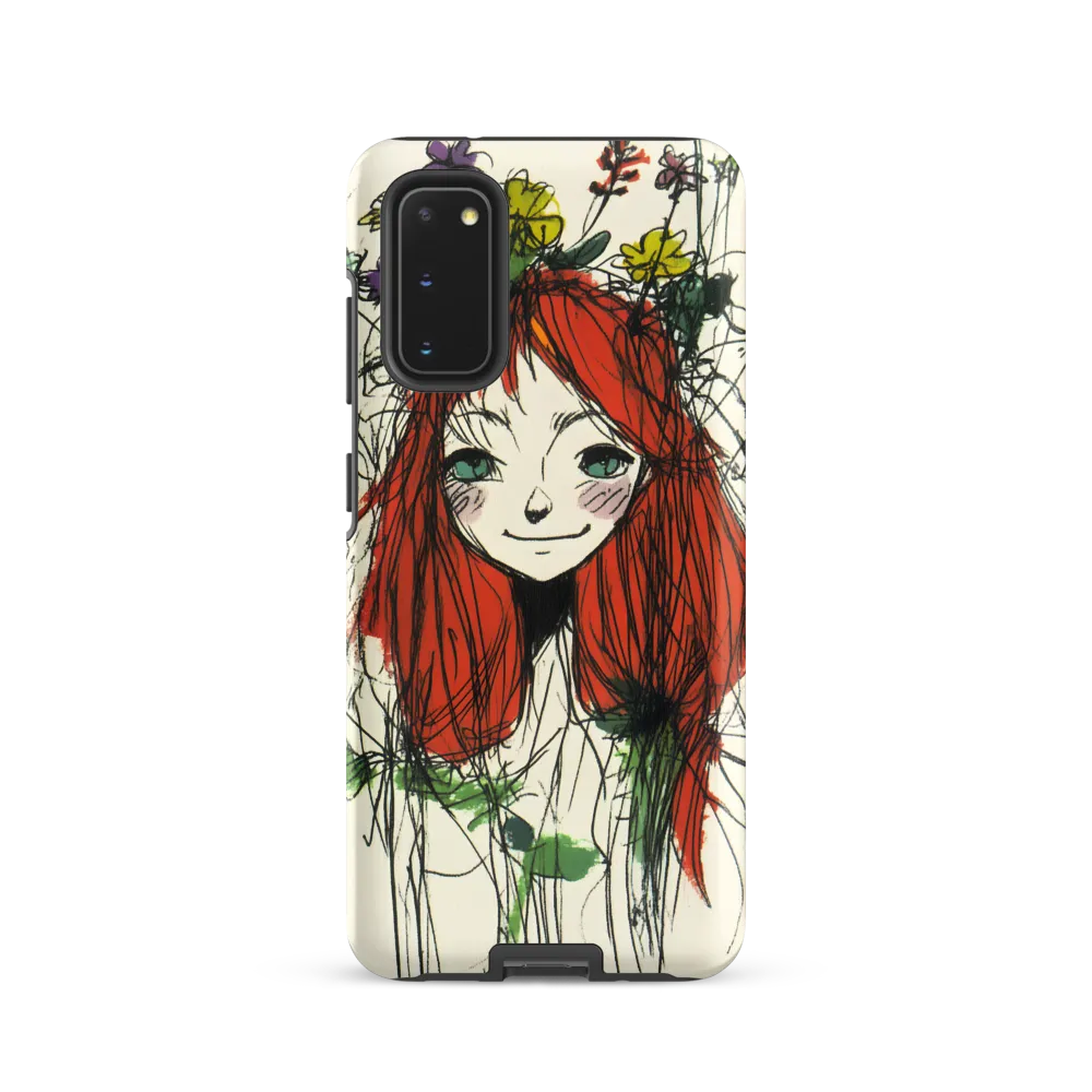 Whimsical Floral Portrait