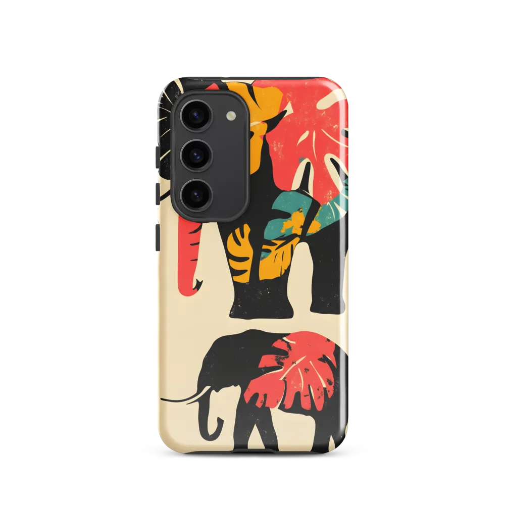 Tropical Elegance: The Elephant's Dance