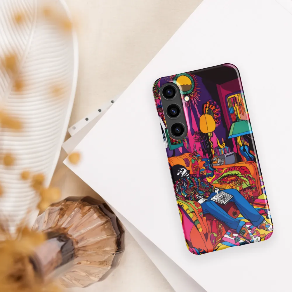 Psychedelic Reverie | Phone Case |  S24 Plus | Snap Case | Glossy