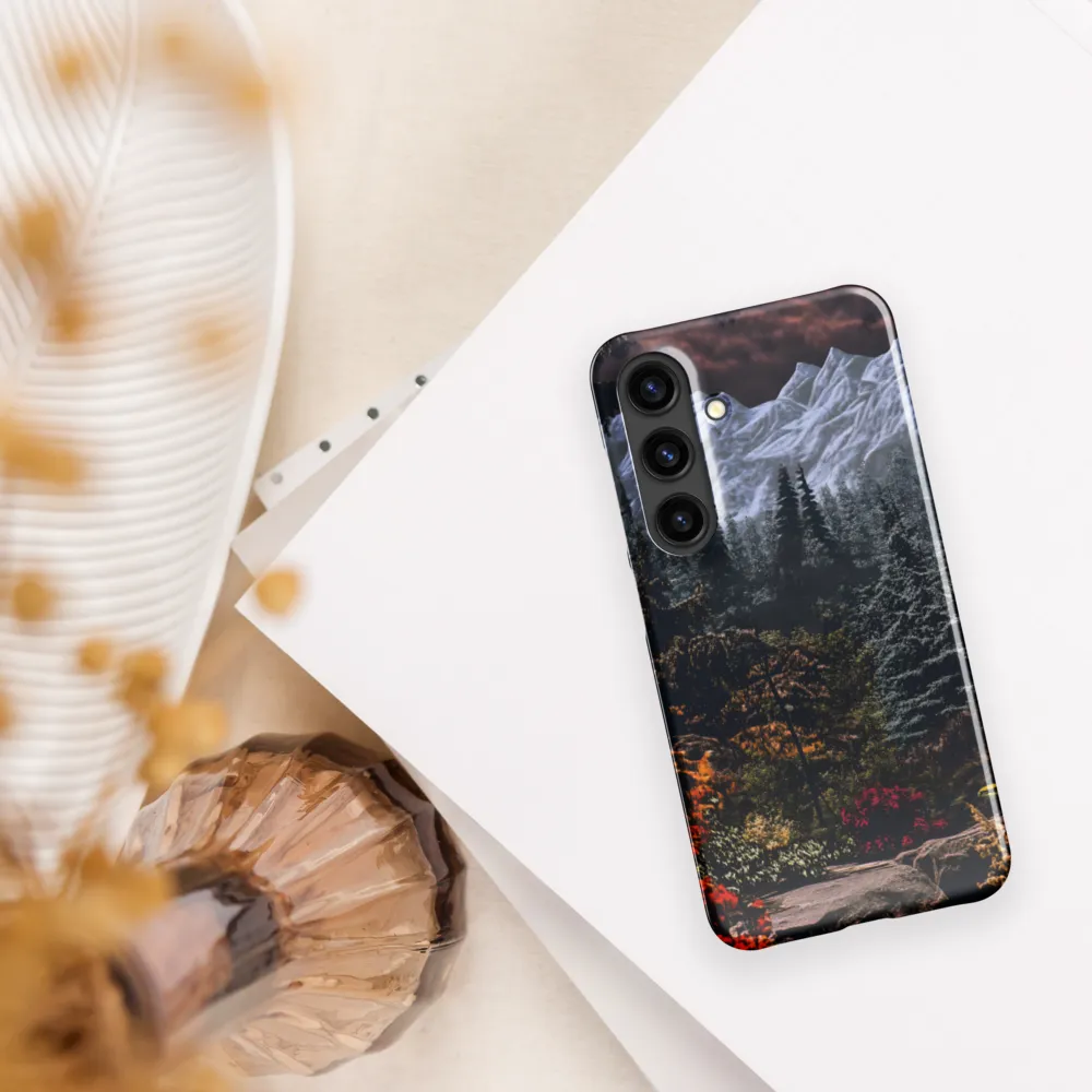 Mystical Mountain Reverie | Phone Case |  S24 | Snap Case | Glossy