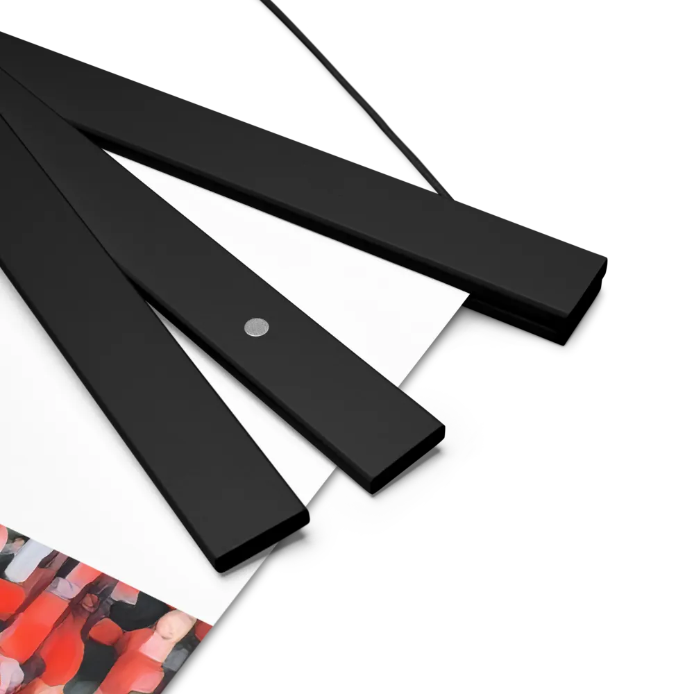 Veil of Modernity | Poster With Black Wood Hanger | 18″×24″