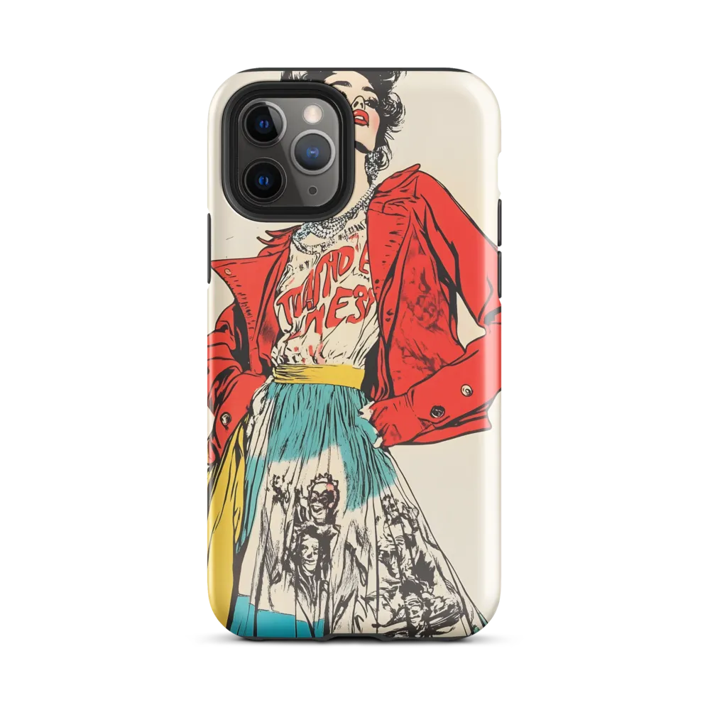 Vibrant Elegance: A Pop Art Fashion Statement