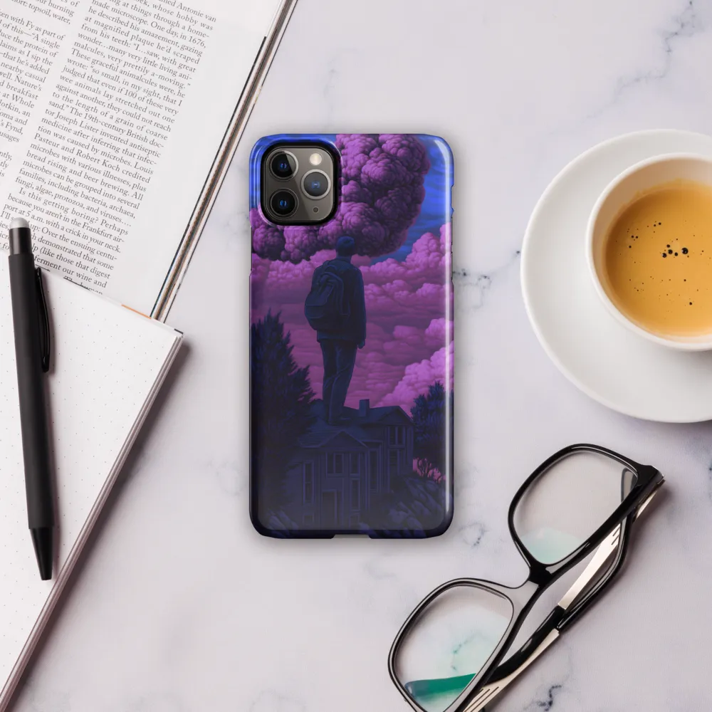 Contemplation Amidst Surreal Clouds | Phone Case |  11 Pro Max | Snap Case | Glossy