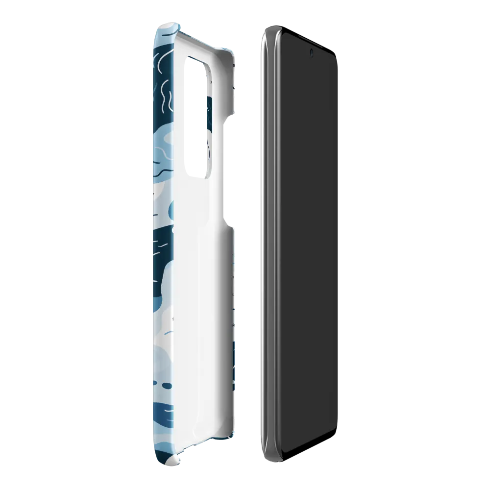 Flowing Waters: An Abstract Journey | Phone Case |  S20 Ultra | Snap Case | Matte