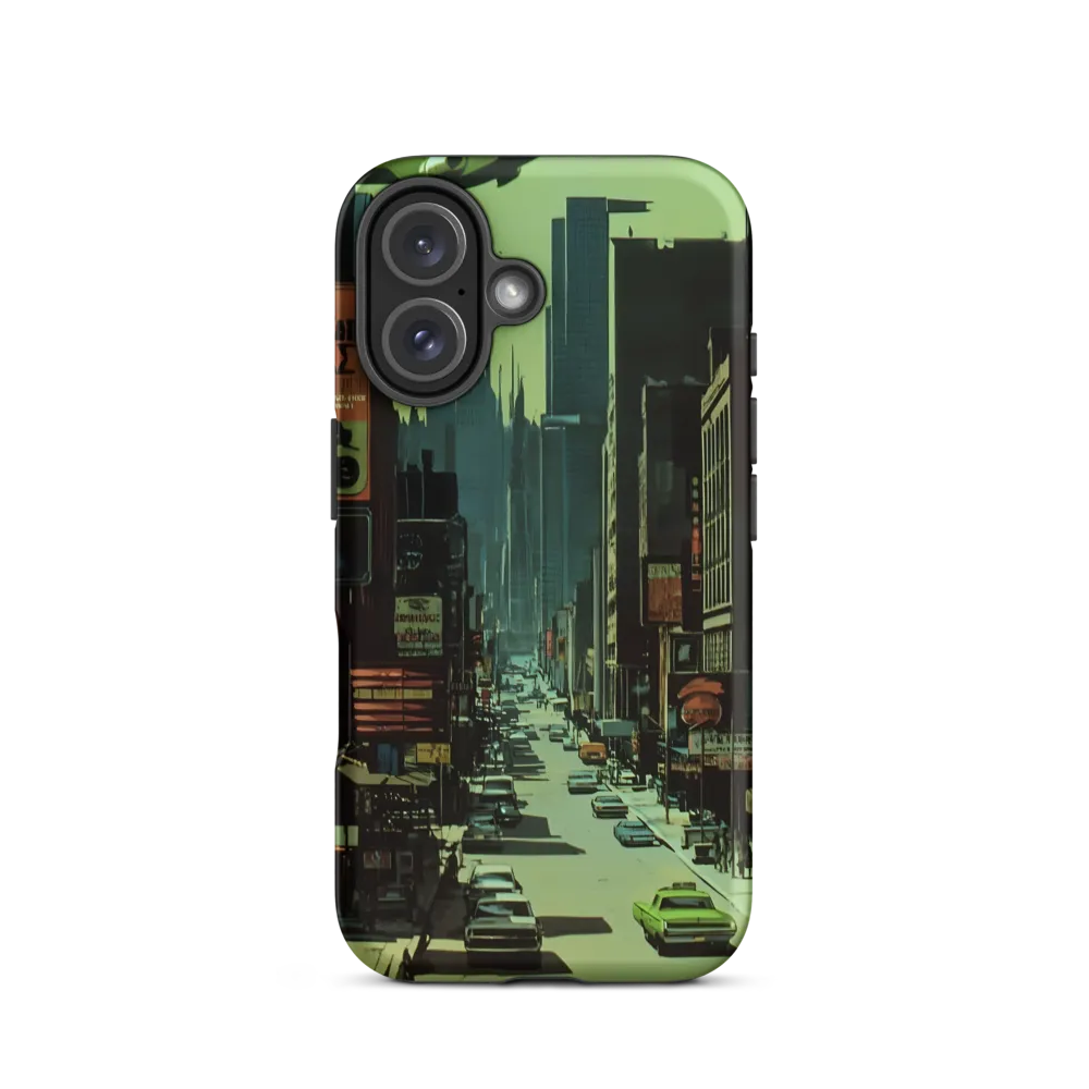 Nostalgic Futurism in Urban Splendor | Phone Case