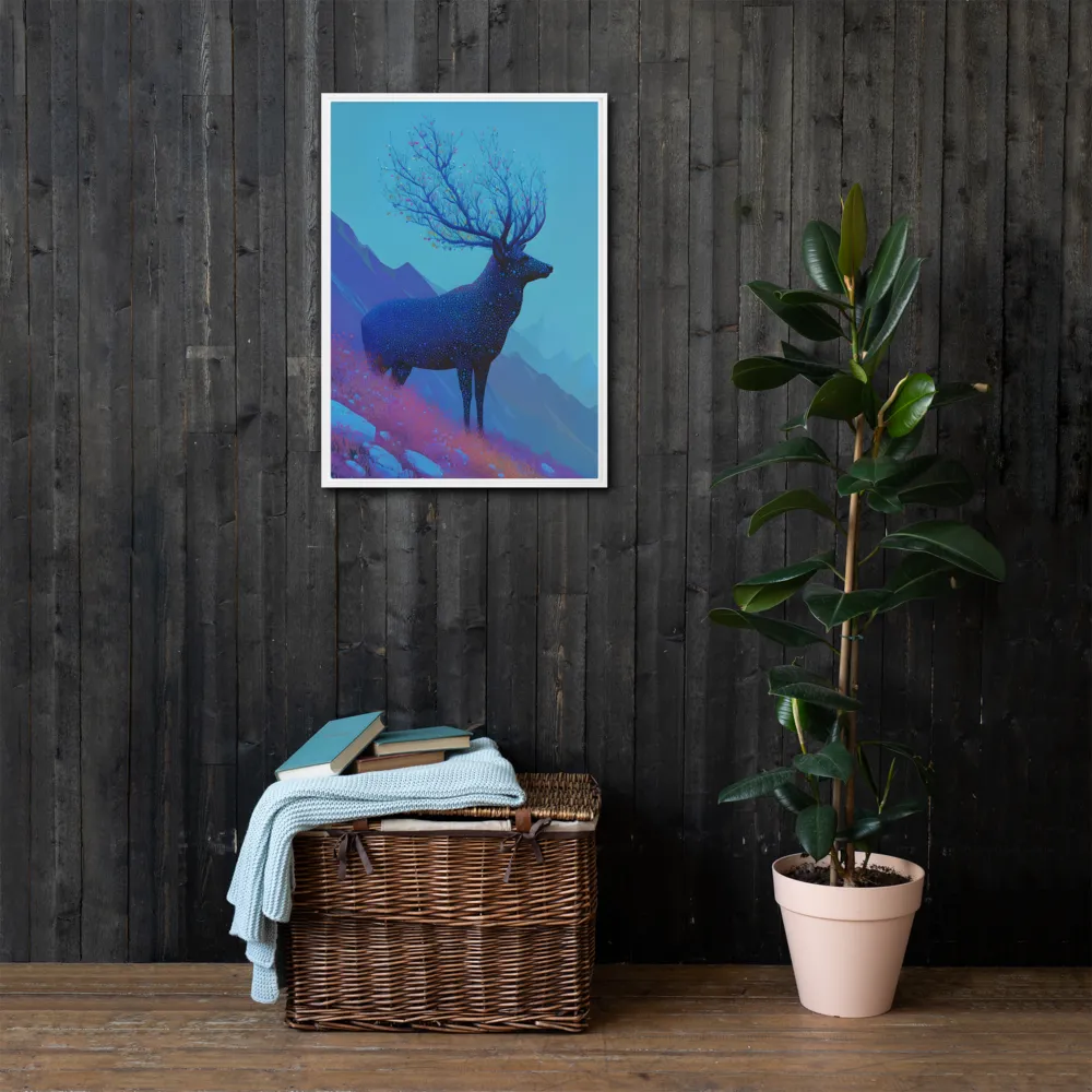 Ethereal Harmony | Canvas with White Frame | 20″×28″