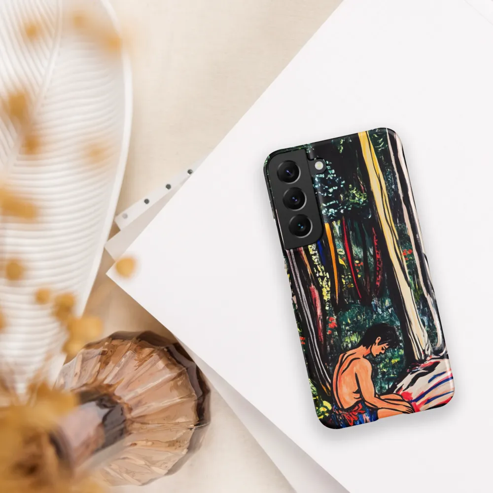 Contemplation in Nature | Phone Case |  S22 | Snap Case | Matte