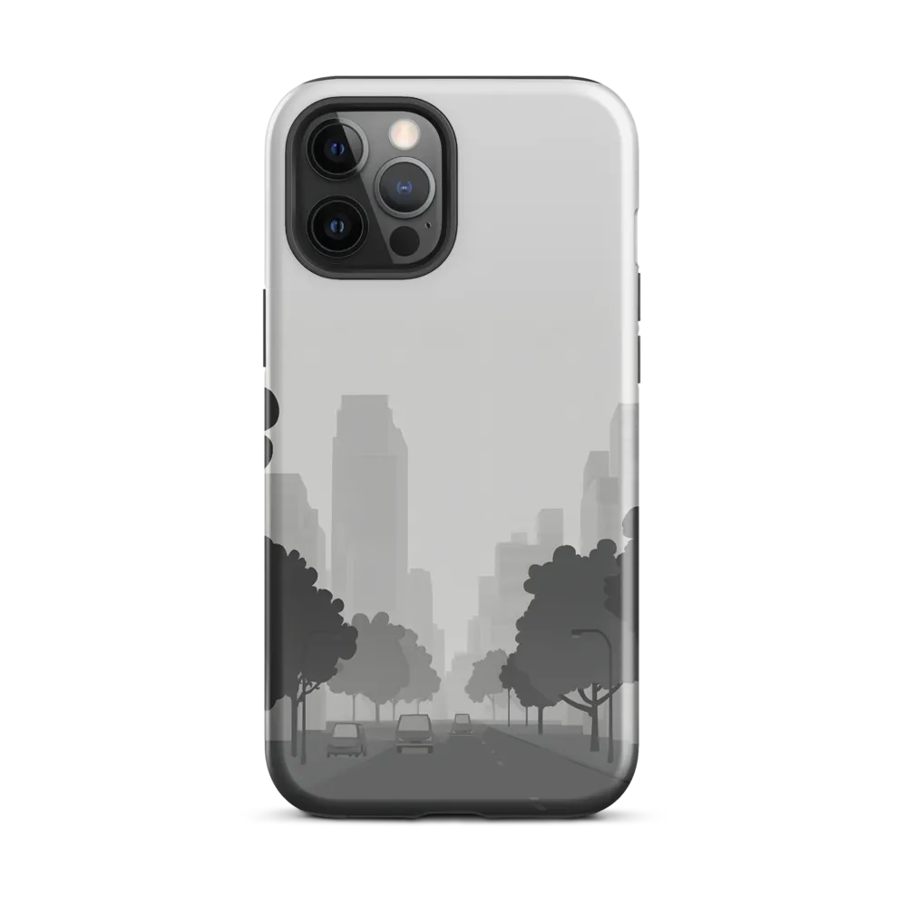 Avenue in Grayscale