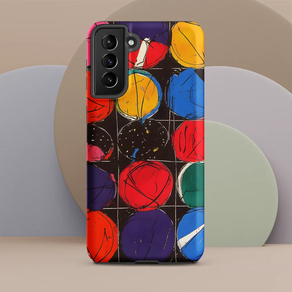 Colorful Circles in Abstract Harmony