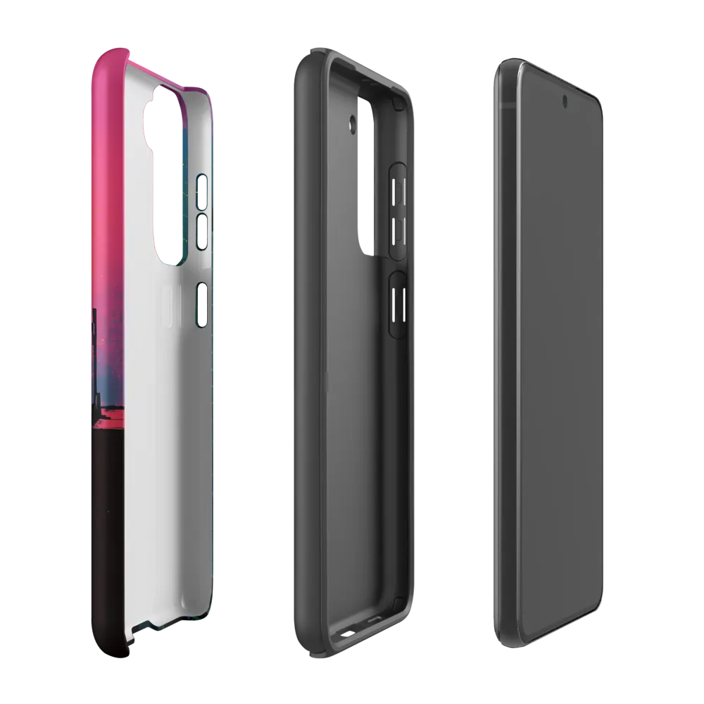 Neon Horizon | Phone Case |  S21 FE | Tough Case | Matte