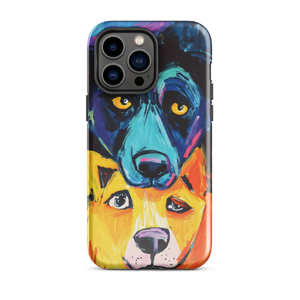Vibrant Companions: An Expression of Canine Spirit